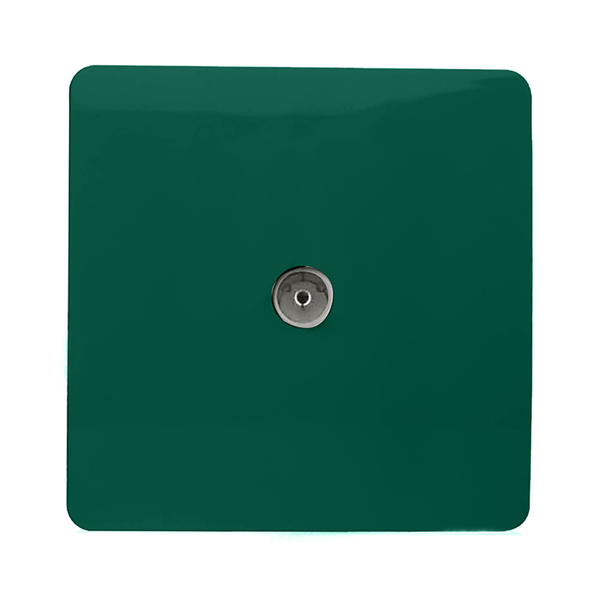 ART-TVSDG  TV Co-Axial 1 Gang Dark Green